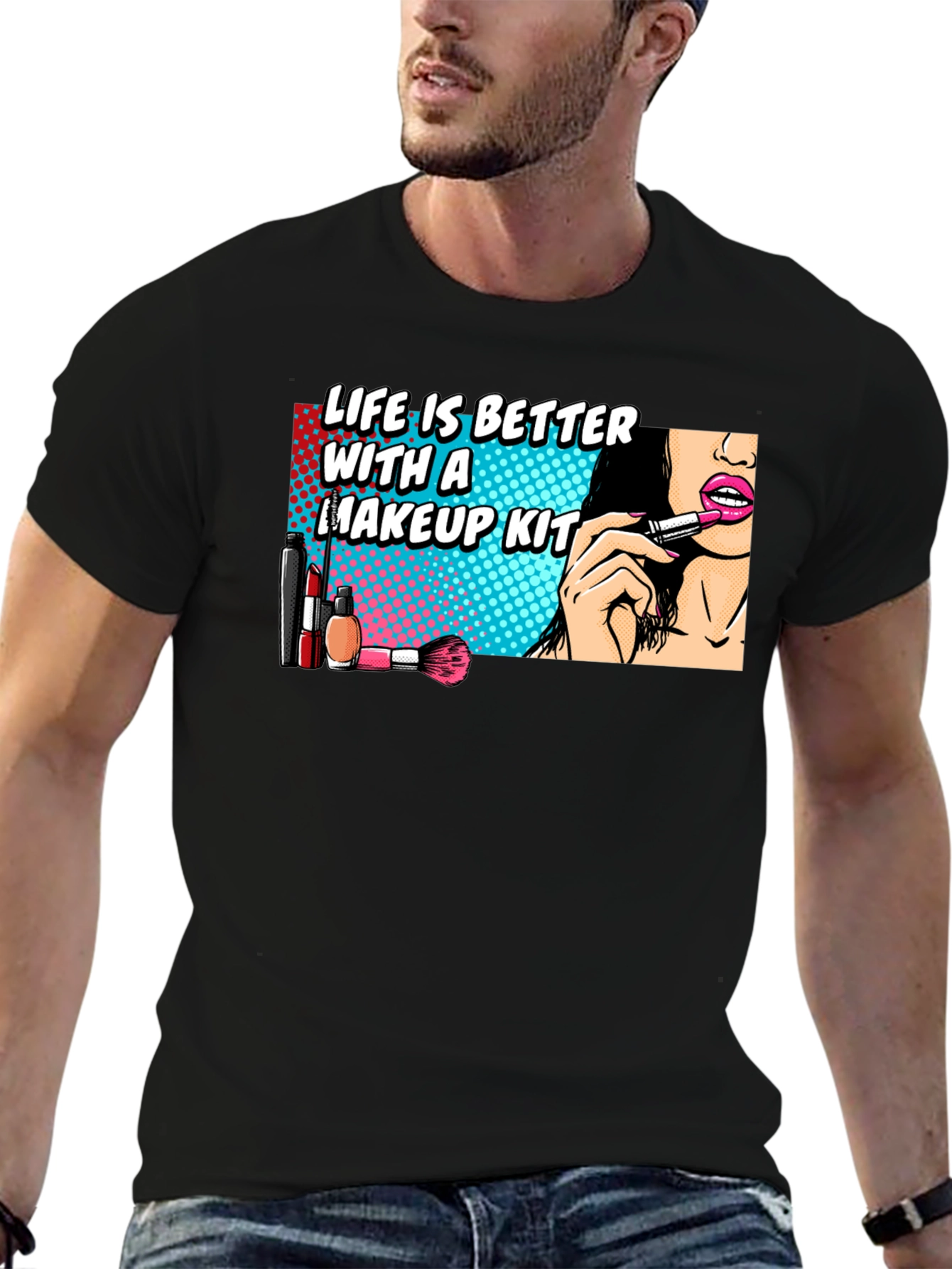 Makeup Kit T-Shirt - Life is Better With Makeup