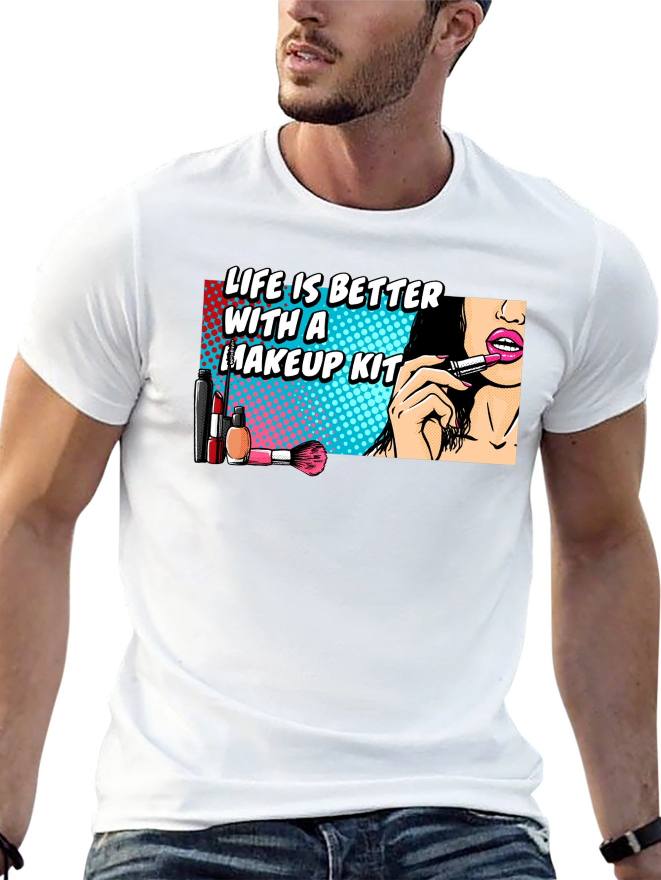 Makeup Kit T-Shirt - Life is Better With Makeup