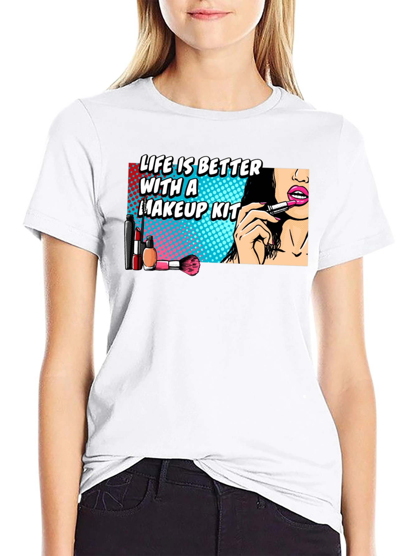 Makeup Kit T-Shirt - Life is Better With Makeup
