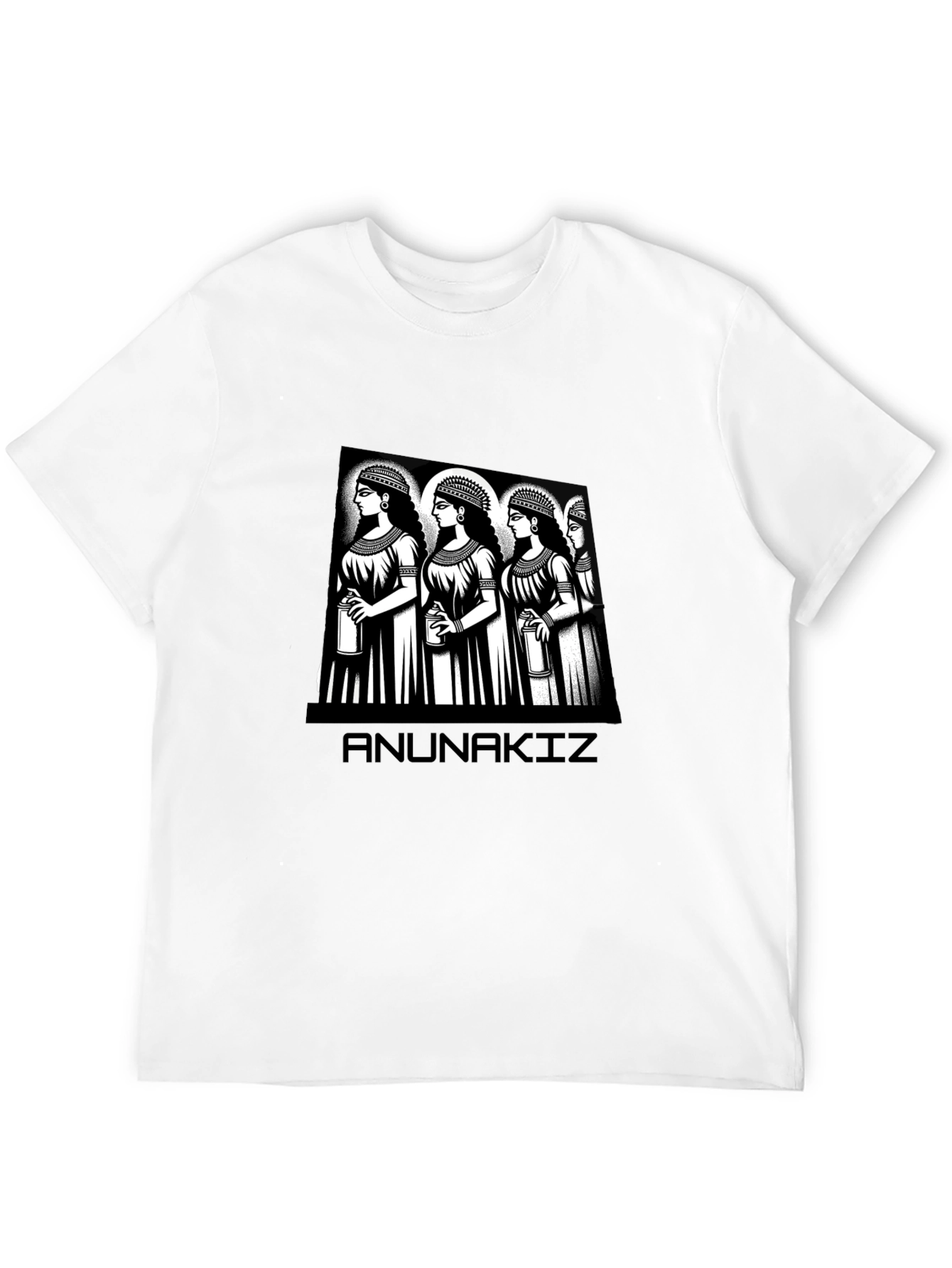 Anunnaki Women Graphic Black T-Shirt