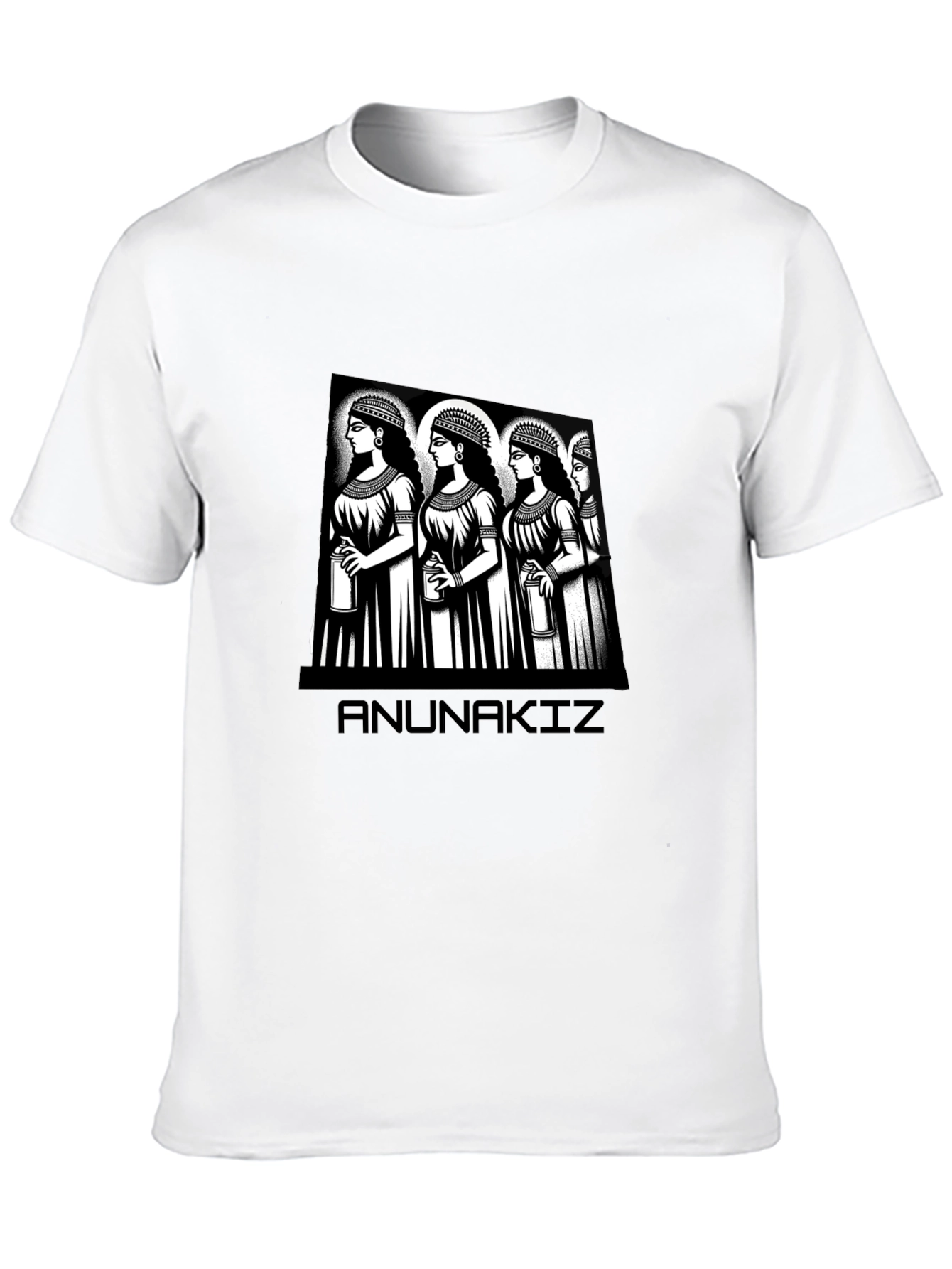 Anunnaki Women Graphic Black T-Shirt