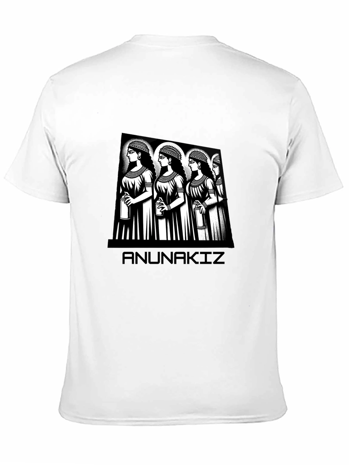 Anunnaki Women Graphic Black T-Shirt