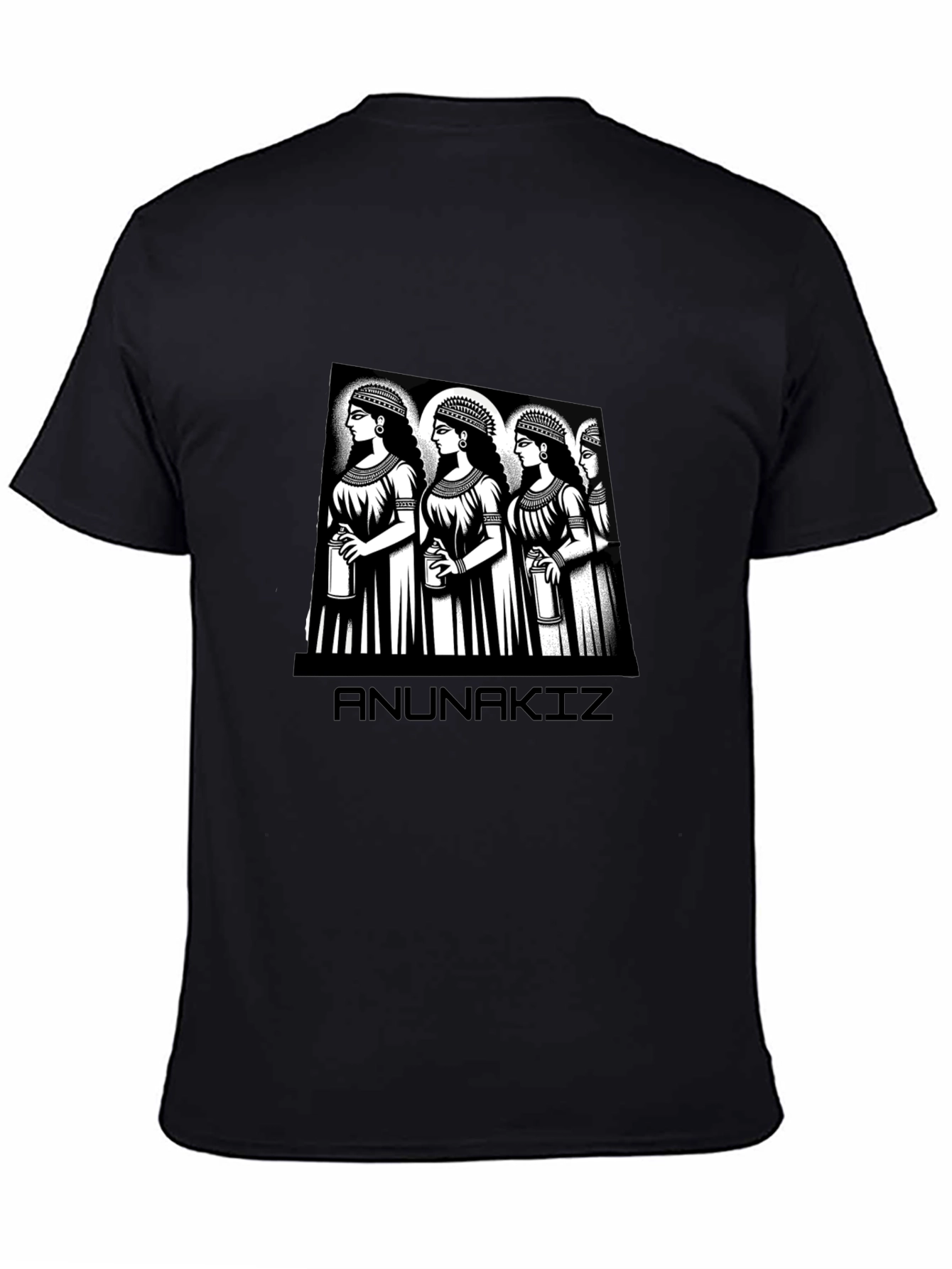 Anunnaki Women Graphic Black T-Shirt