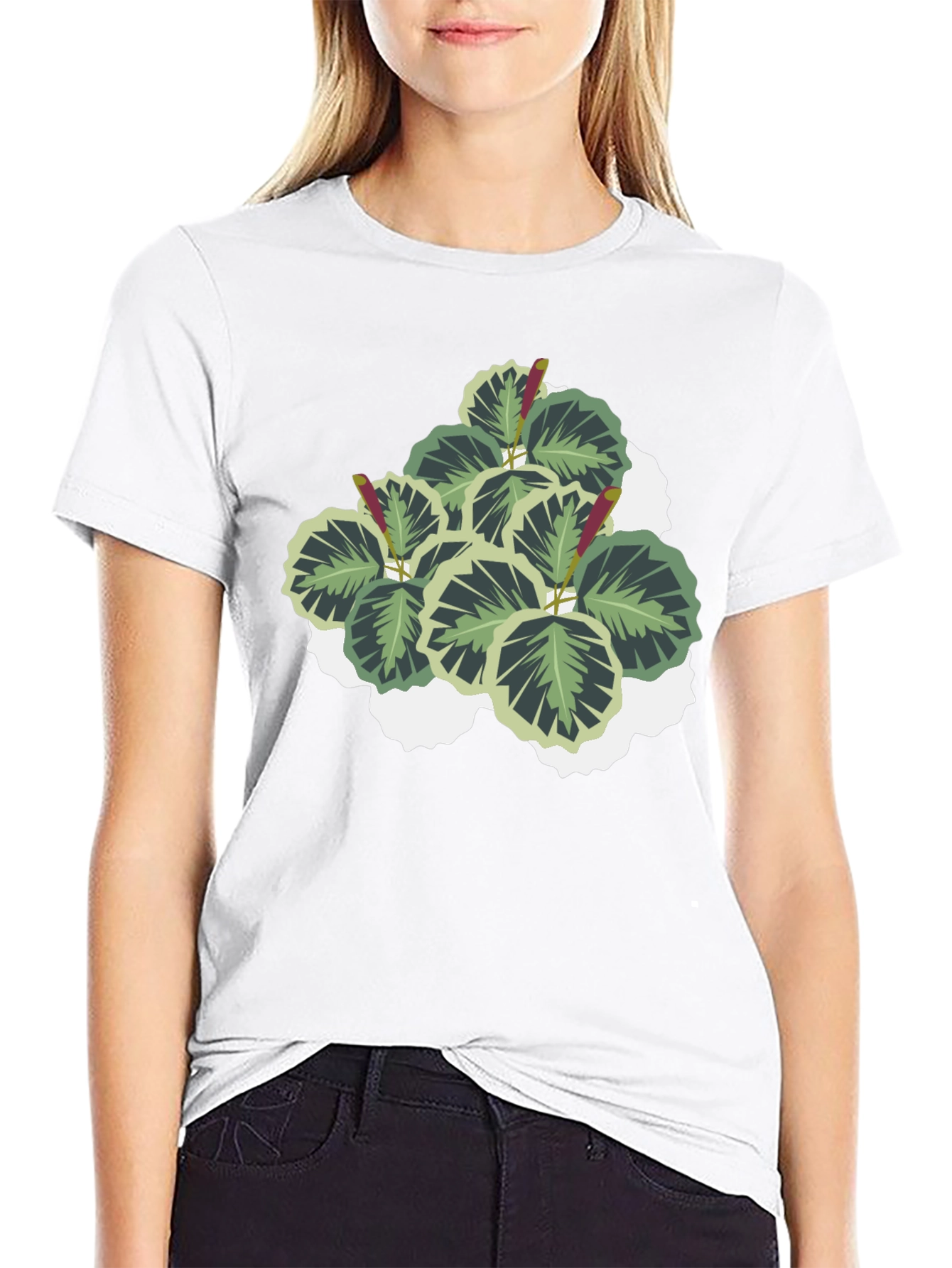 Plant Graphic T-Shirt - Soft Cotton Blend