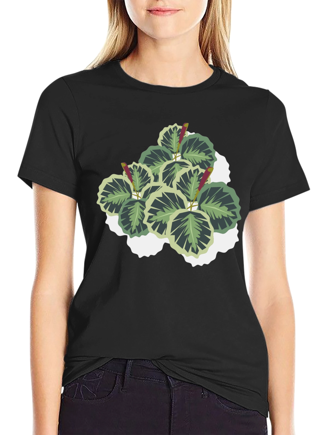 Plant Graphic T-Shirt - Soft Cotton Blend