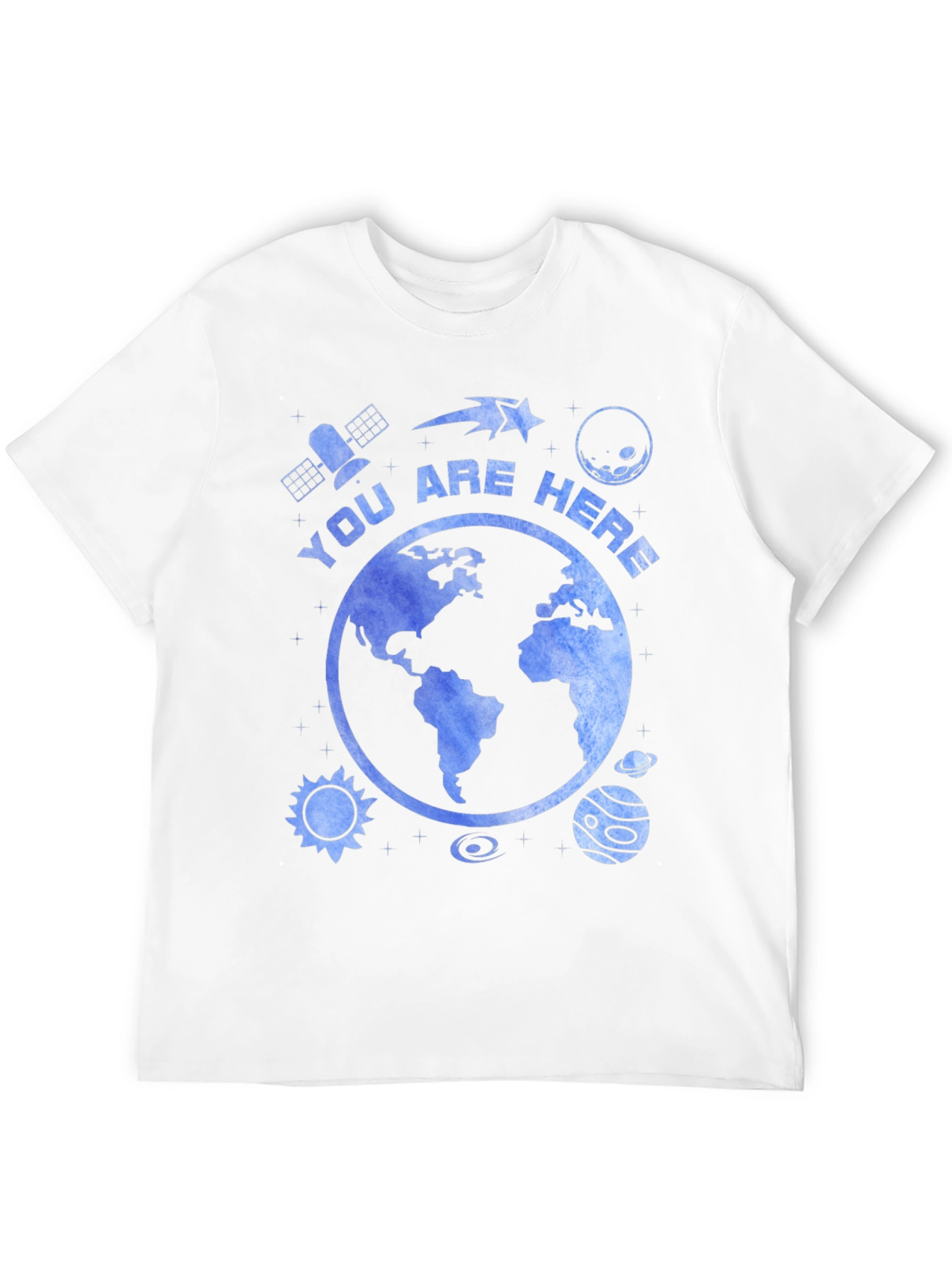 You Are Here Graphic T-Shirt - Black Cotton Tee