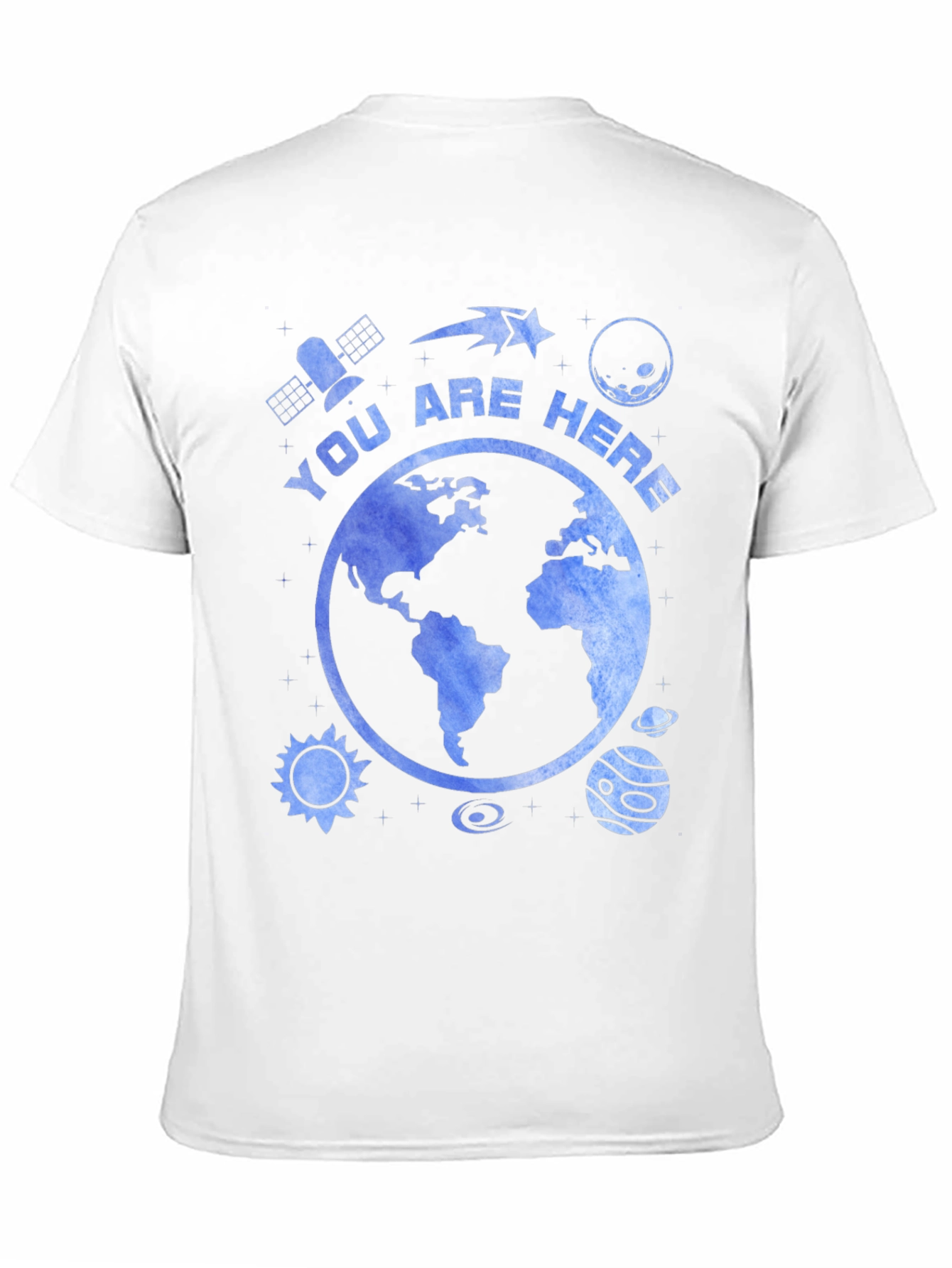 You Are Here Graphic T-Shirt - Black Cotton Tee