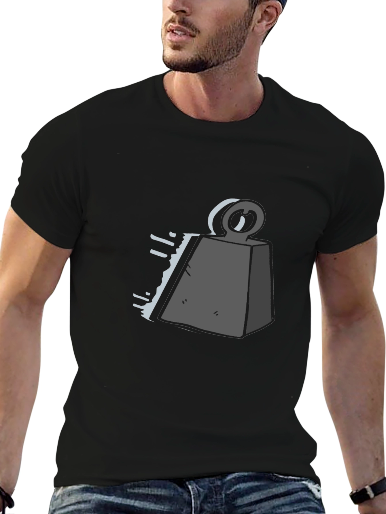 Heavy Weight Black Graphic Tee