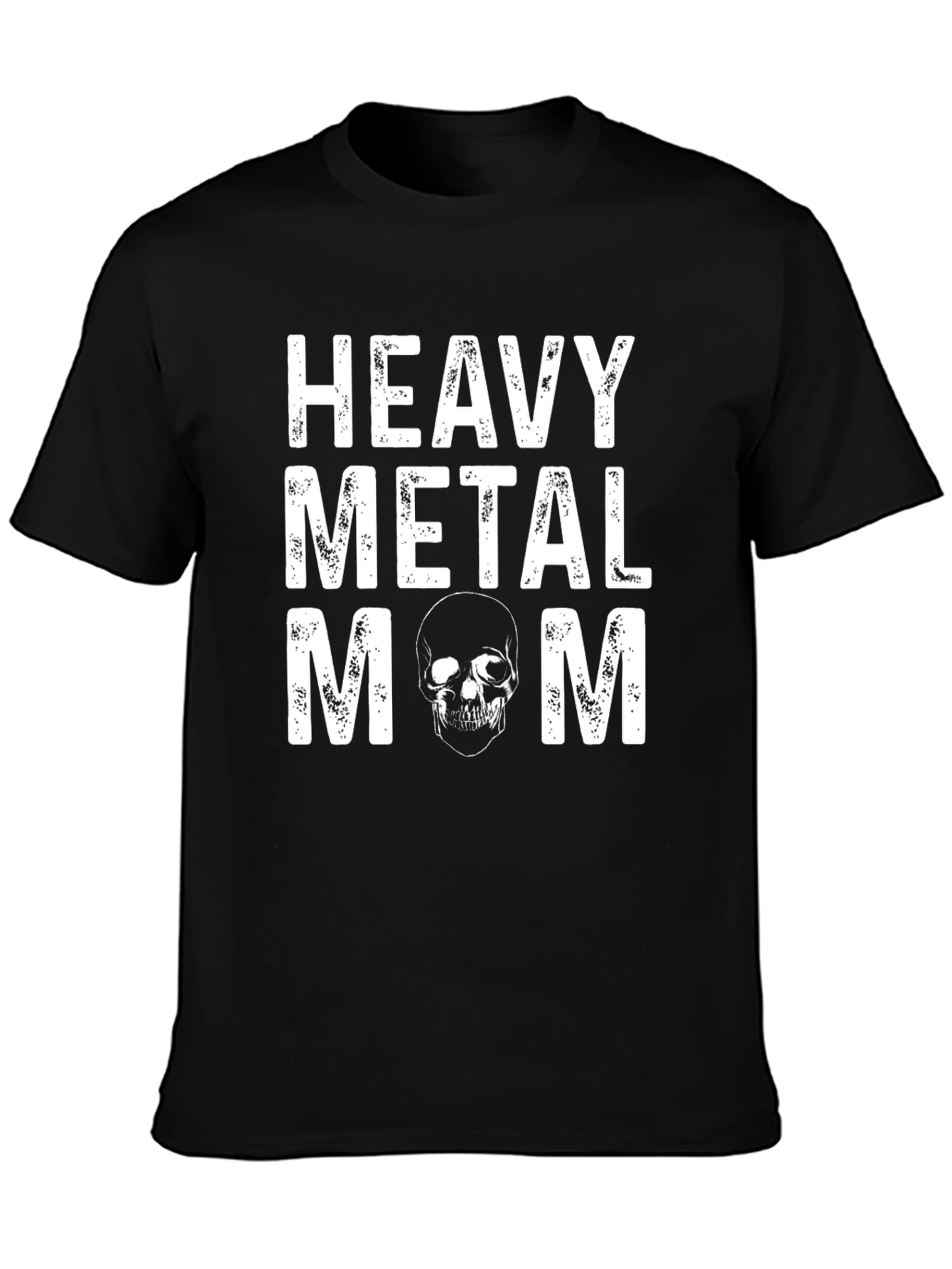 Heavy Metal Mom T-Shirt - Skull Graphic Tee