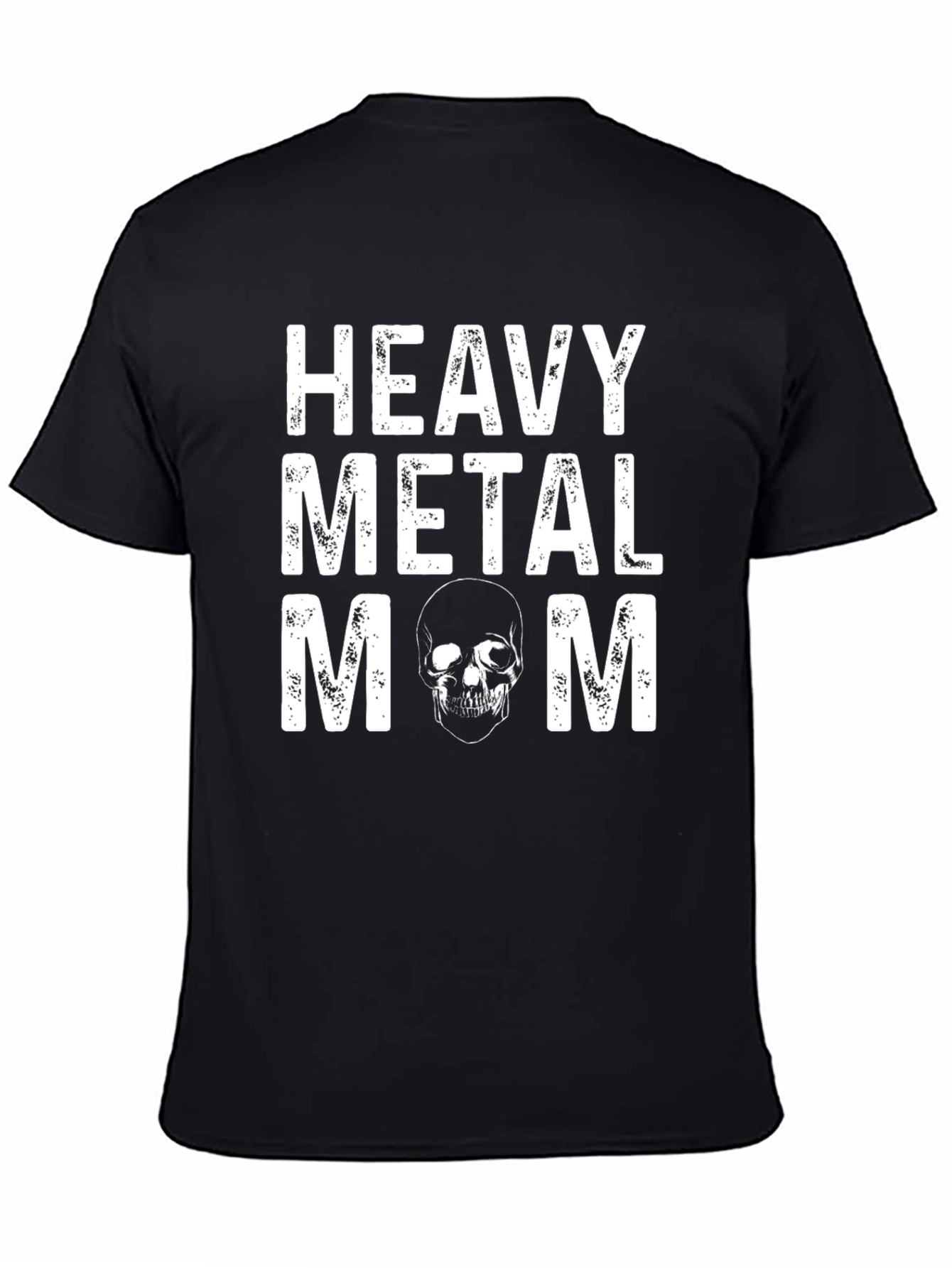 Heavy Metal Mom T-Shirt - Skull Graphic Tee
