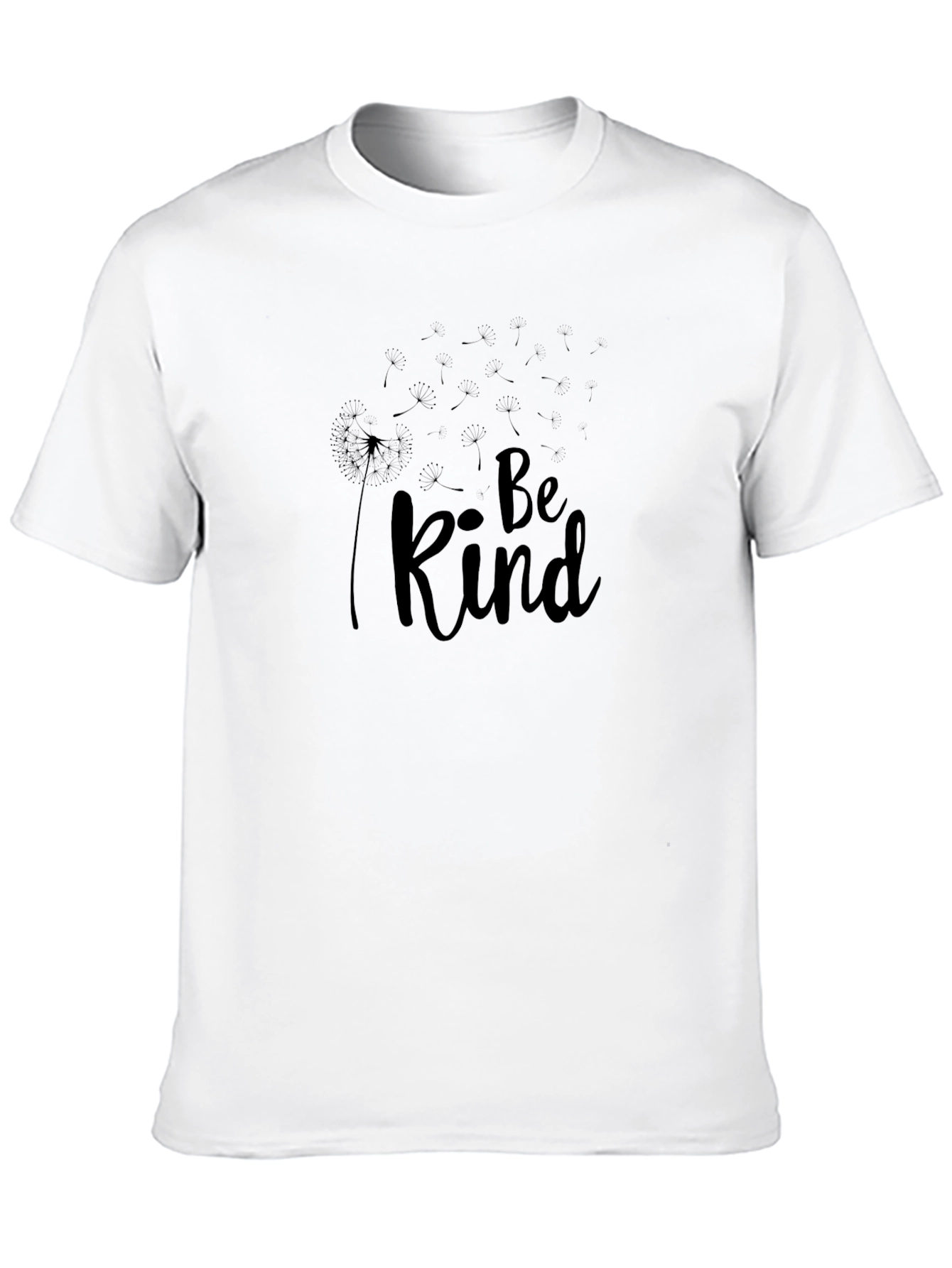 Be Kind Graphic Tee - Black Cotton T-Shirt