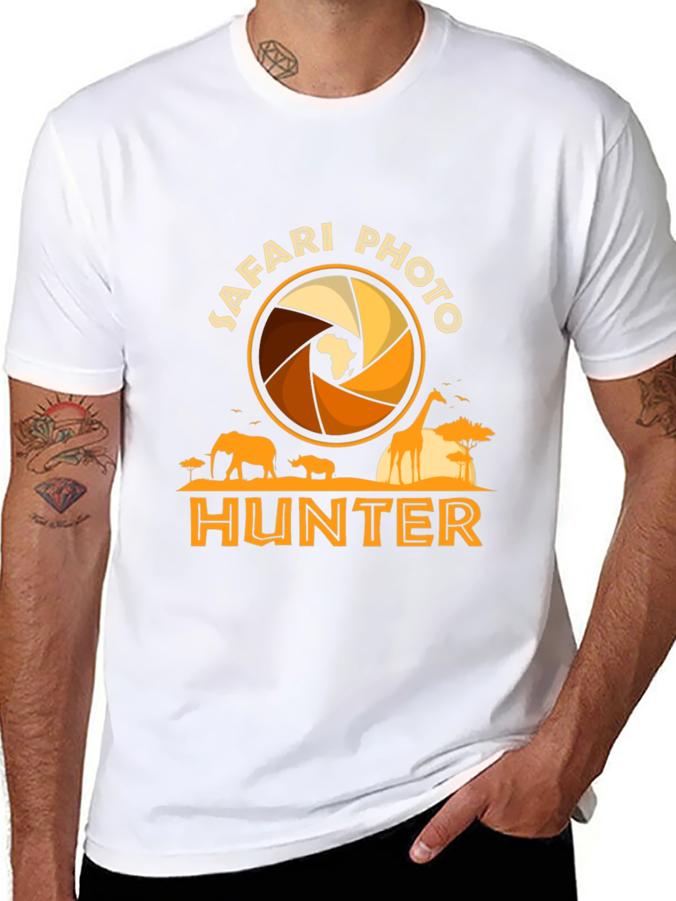 Safari Photo Hunter T-Shirt: Wildlife Photography Tee