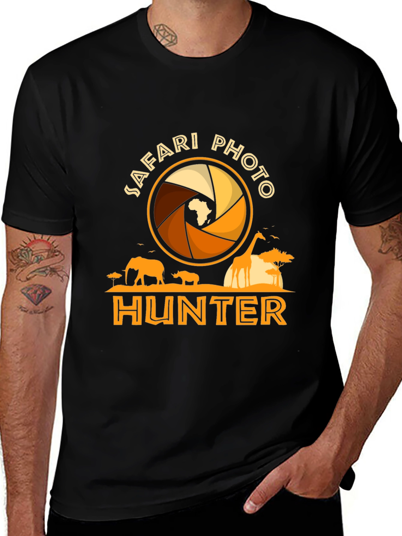 Safari Photo Hunter T-Shirt: Wildlife Photography Tee