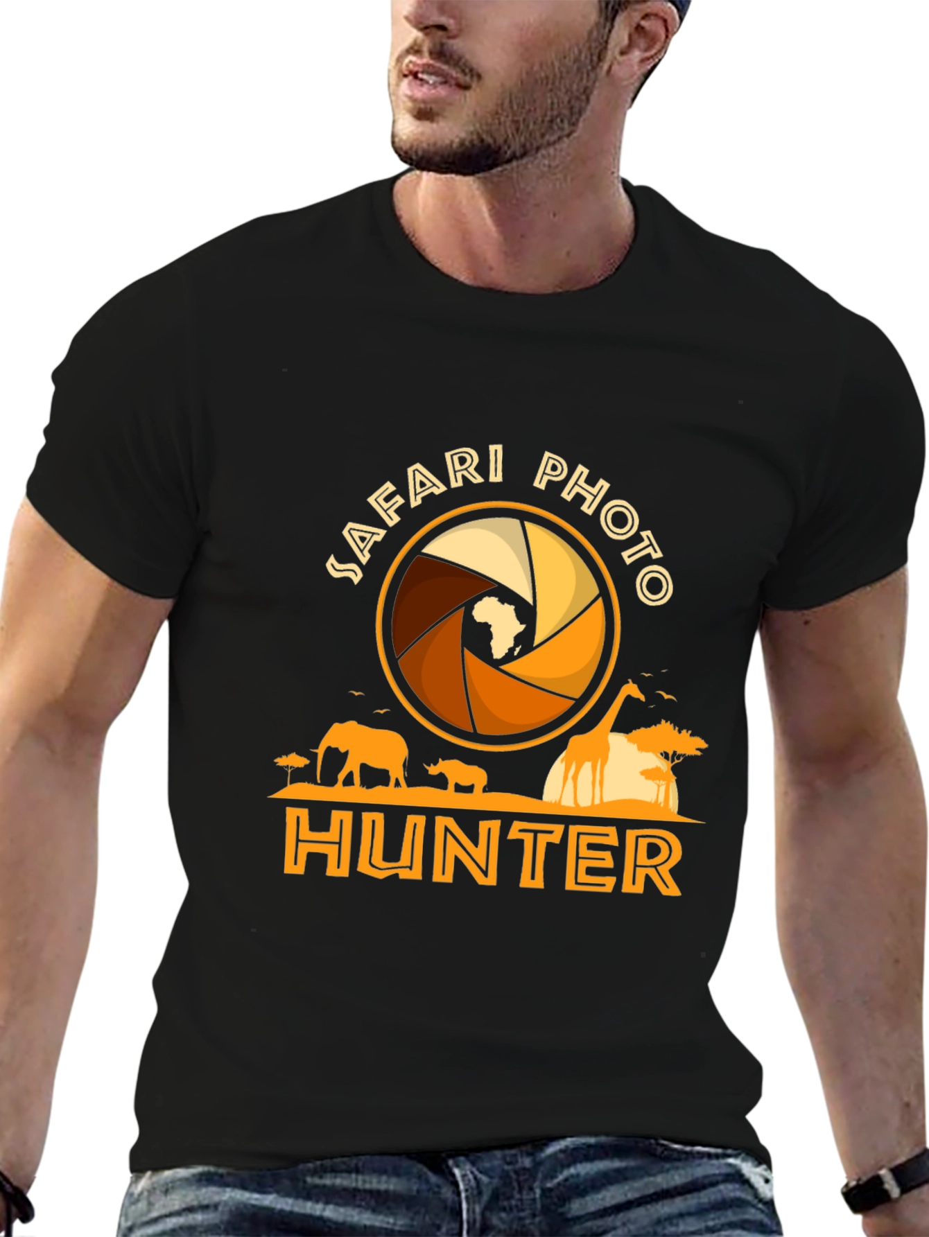 Safari Photo Hunter T-Shirt: Wildlife Photography Tee
