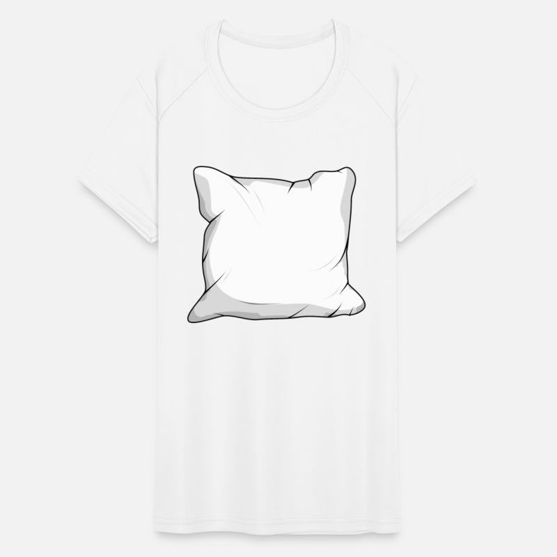 large cuddly white down pillow