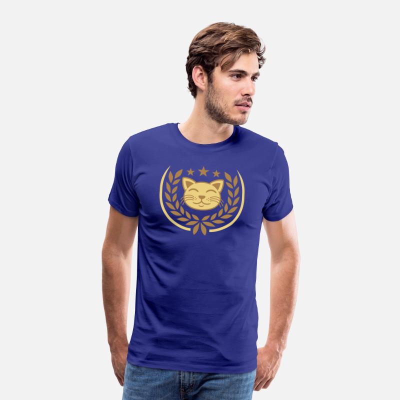 Laurel wreath face cat