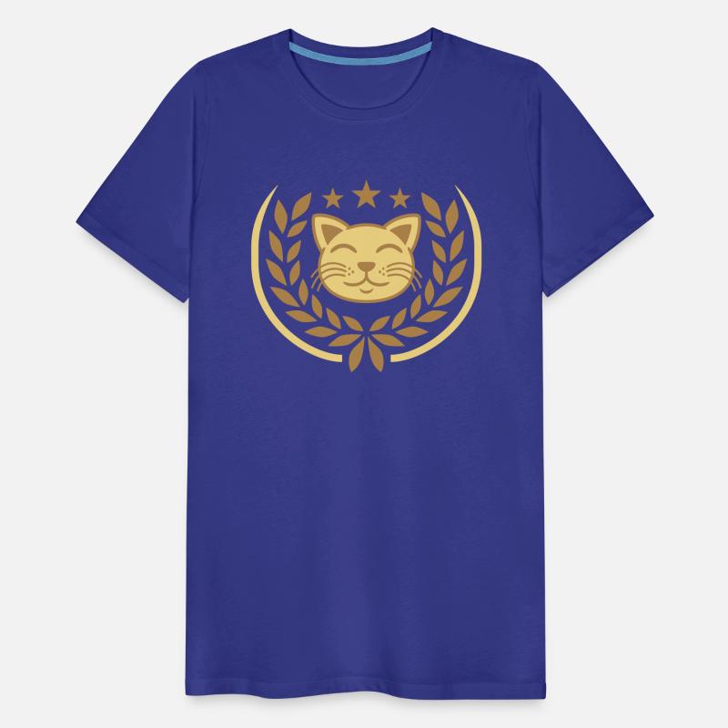 Laurel wreath face cat