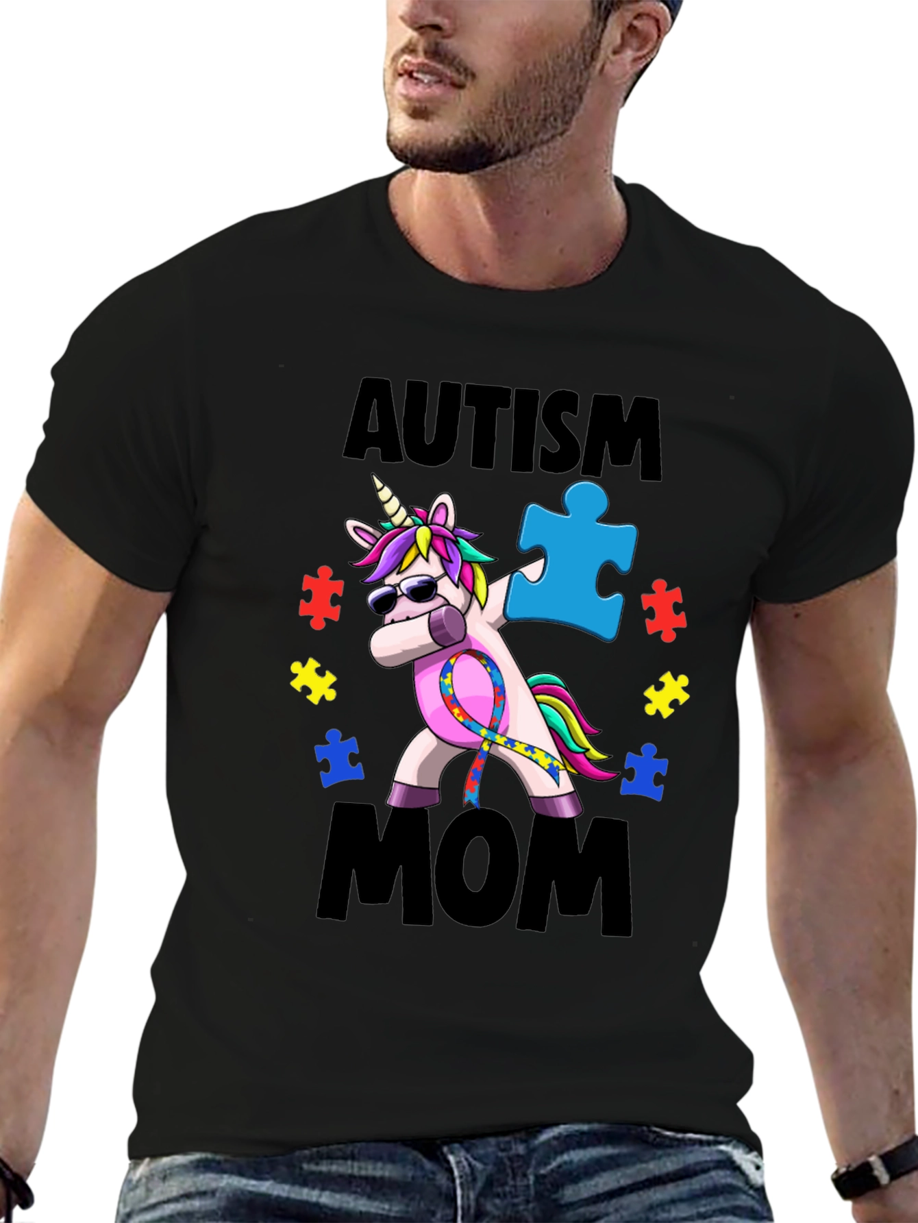 Autism Mom Unicorn T-Shirt