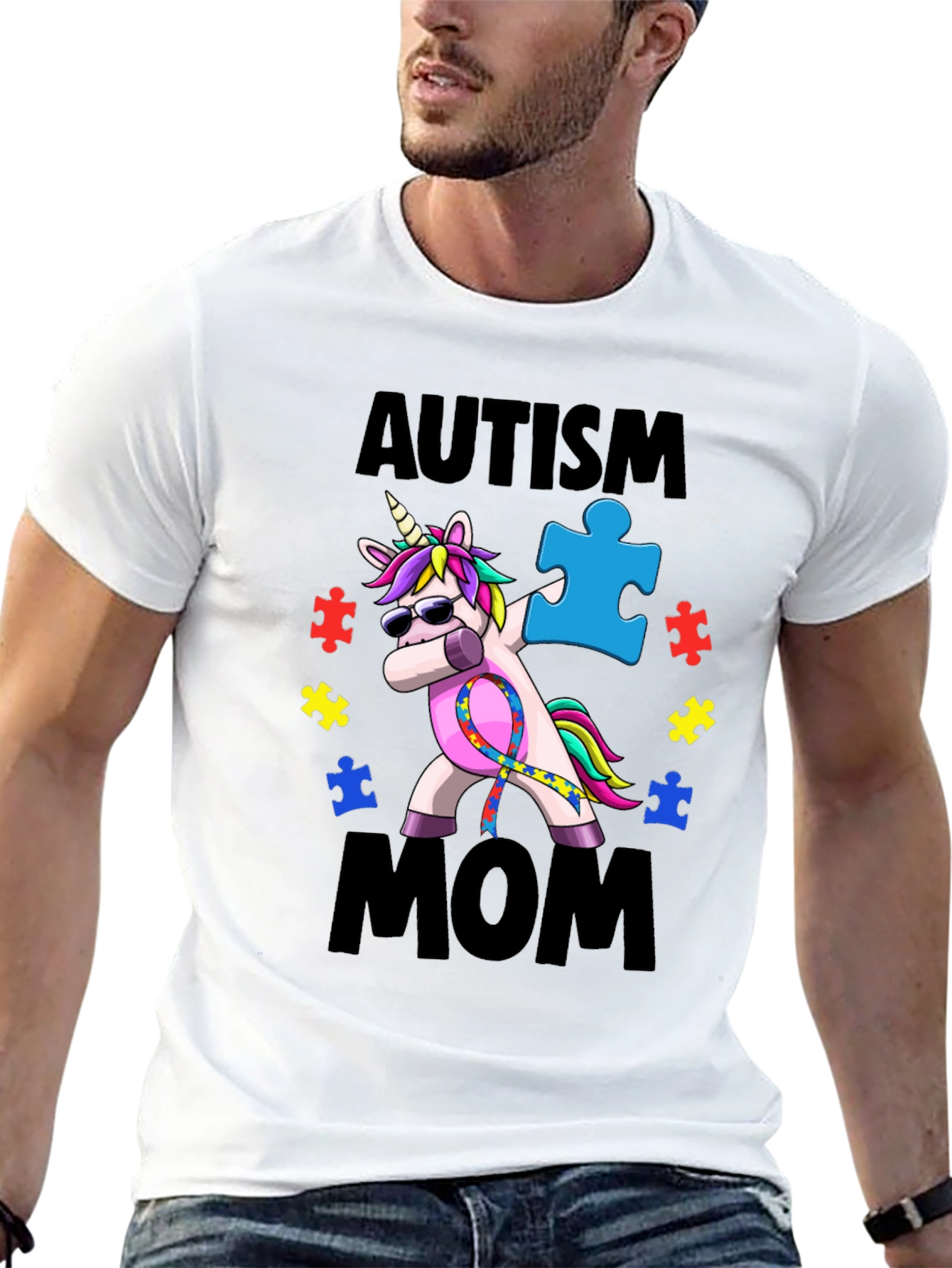 Autism Mom Unicorn T-Shirt