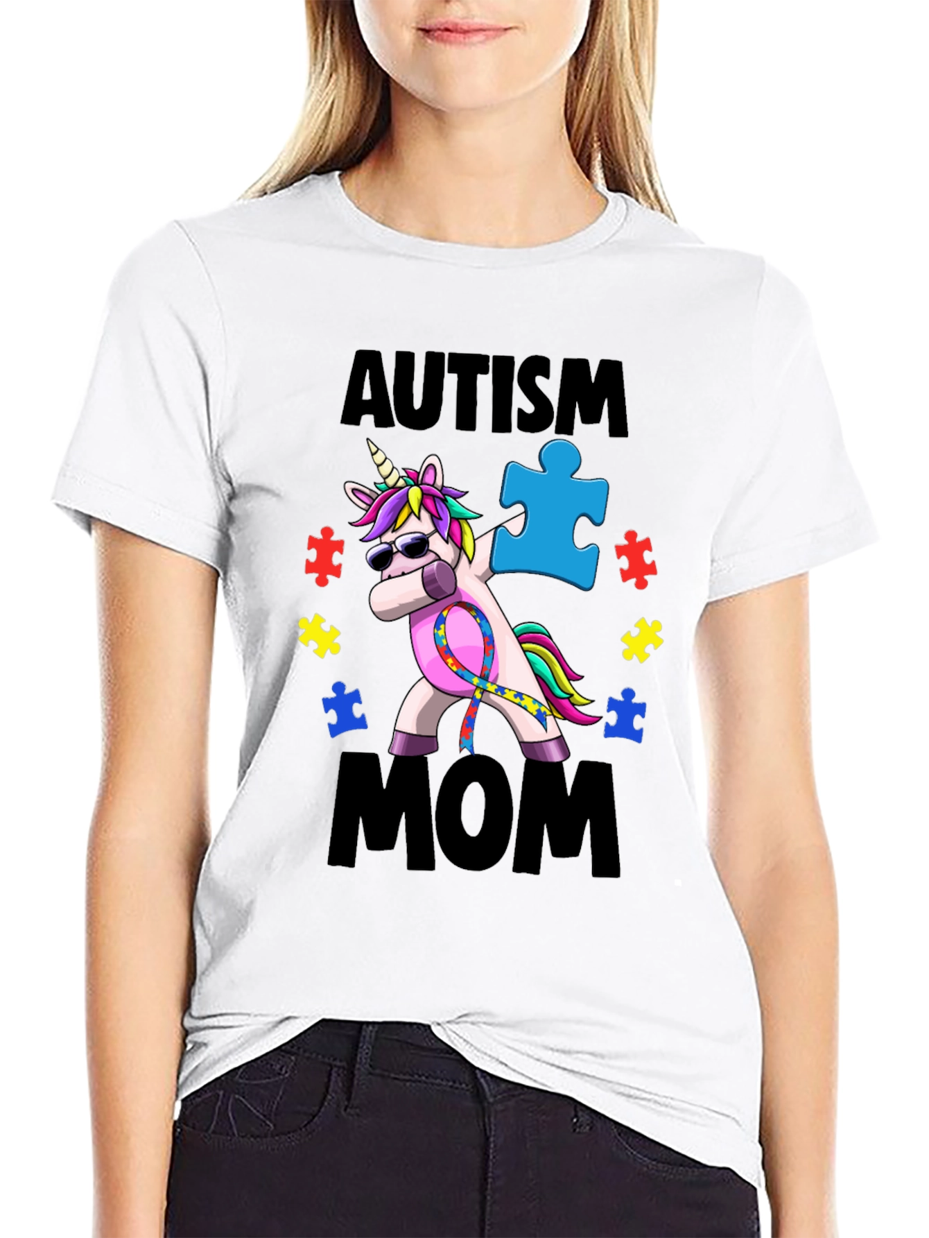 Autism Mom Unicorn T-Shirt
