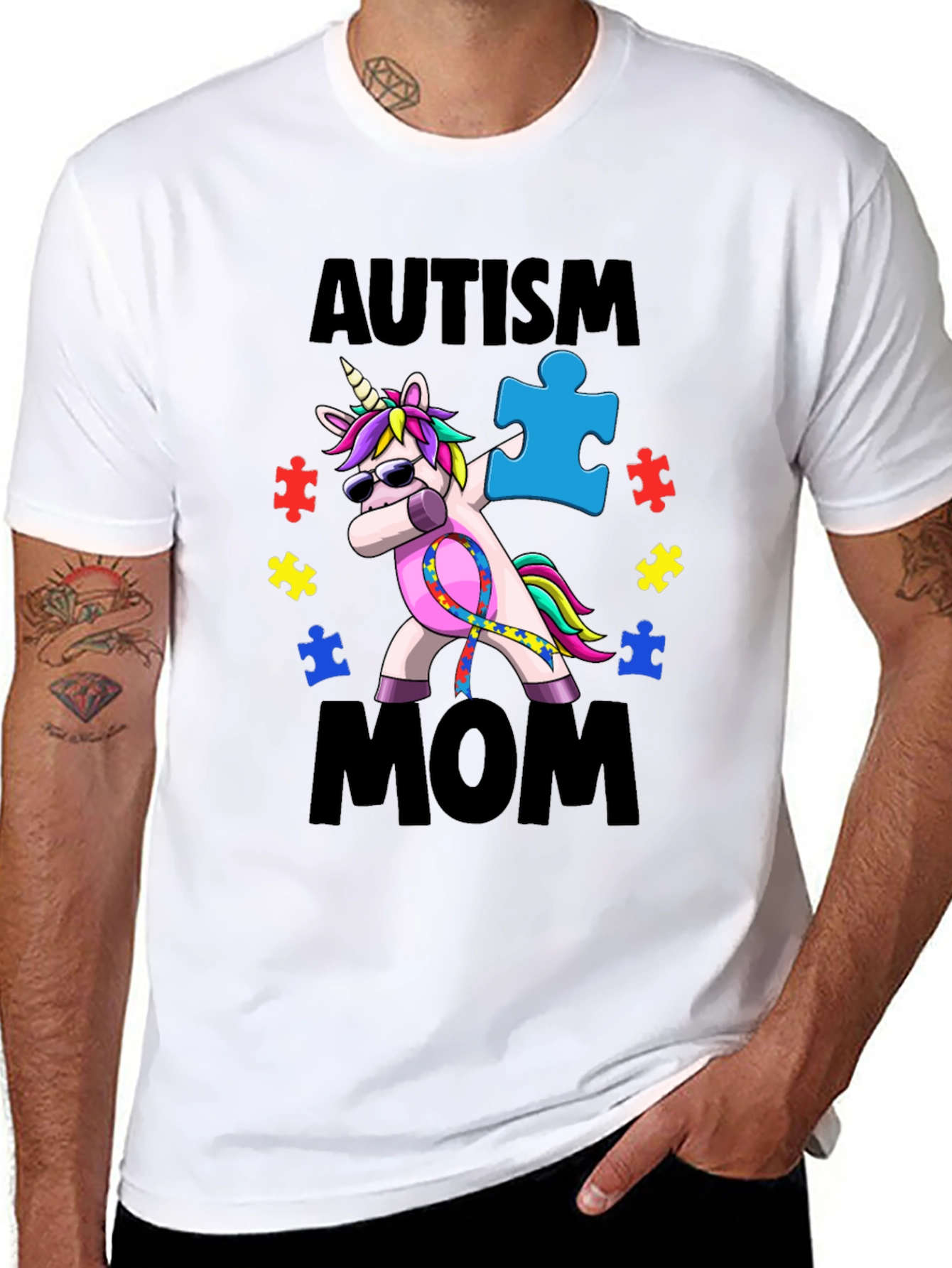 Autism Mom Unicorn T-Shirt