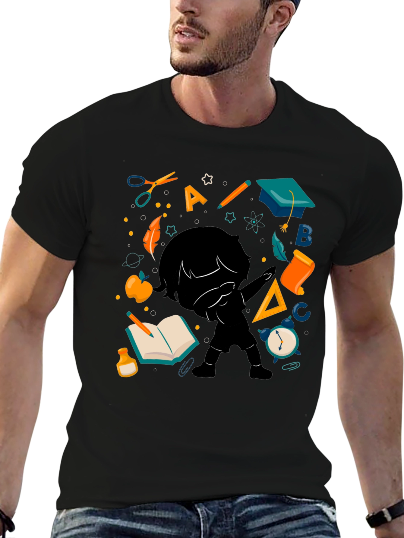 Back to School T-Shirt Dabbing Student