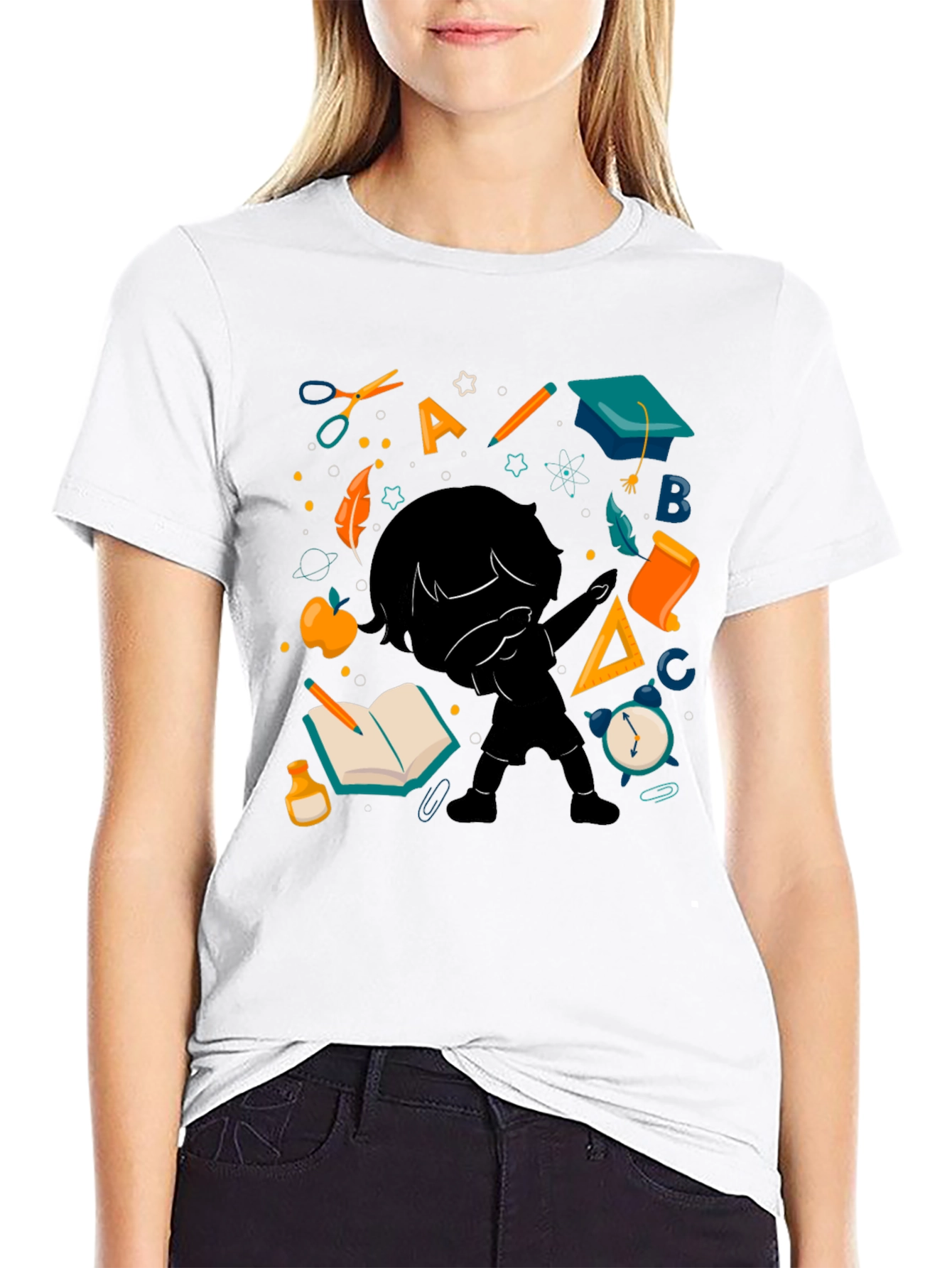 Back to School T-Shirt Dabbing Student