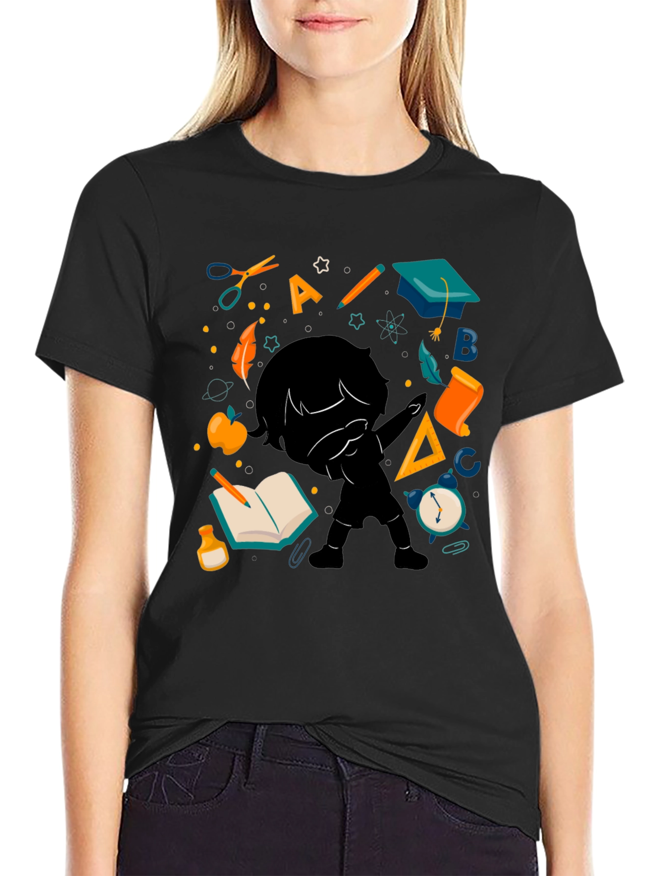 Back to School T-Shirt Dabbing Student