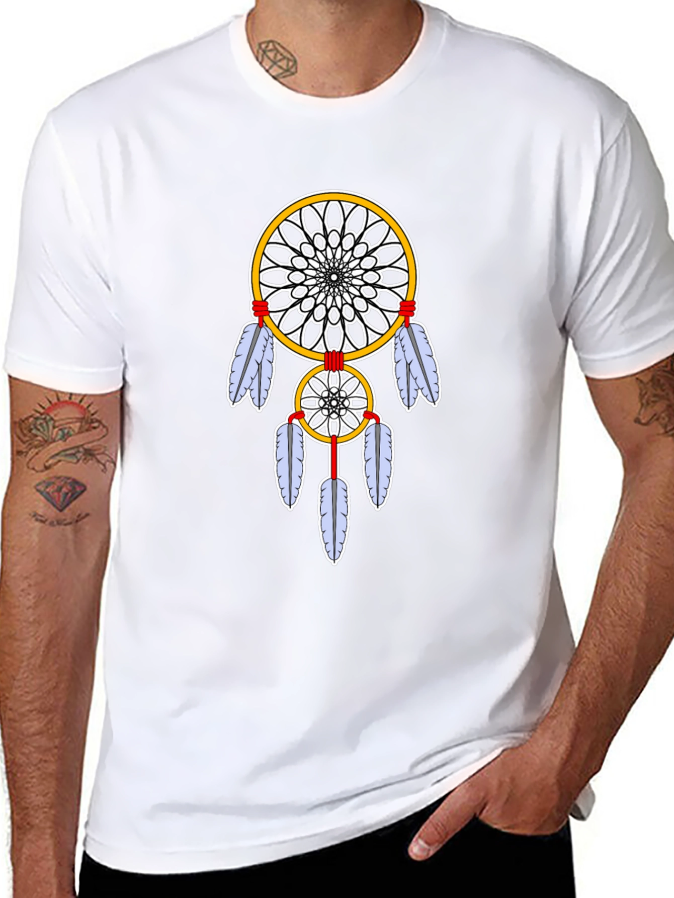 Dreamcatcher Graphic Tee - Native American Style