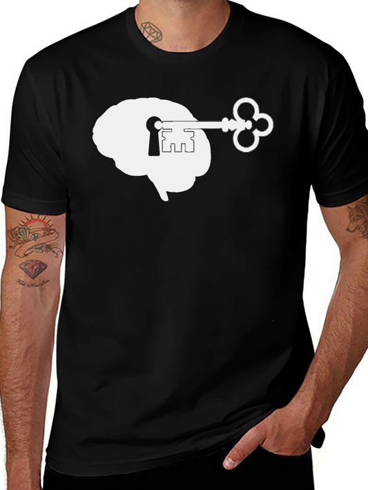 Brain Key T-Shirt - Unlock Your Mind