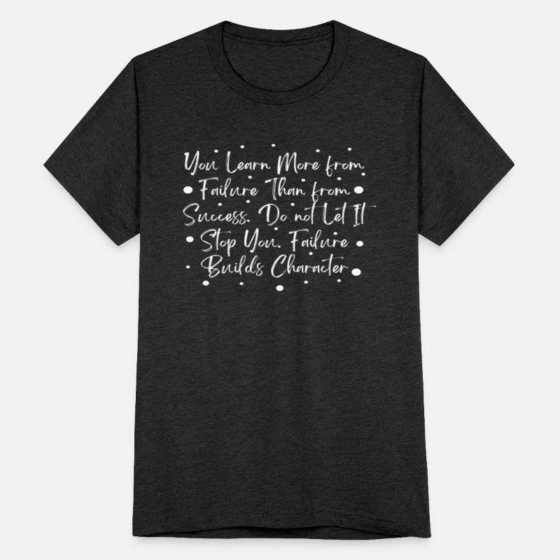 Learn More from Failure t-shirt design