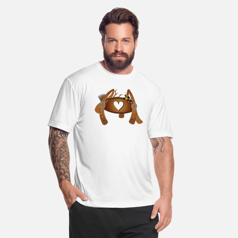 lederhosen illustration cross bar with heart