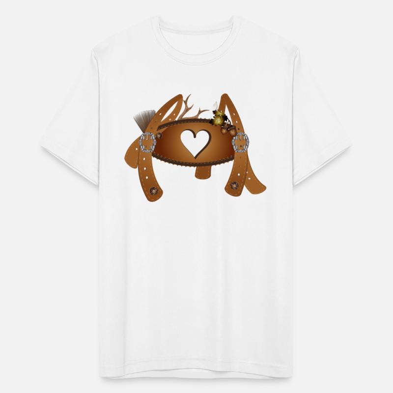 lederhosen illustration cross bar with heart