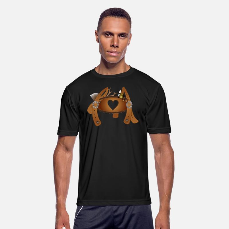 lederhosen illustration cross bar with heart