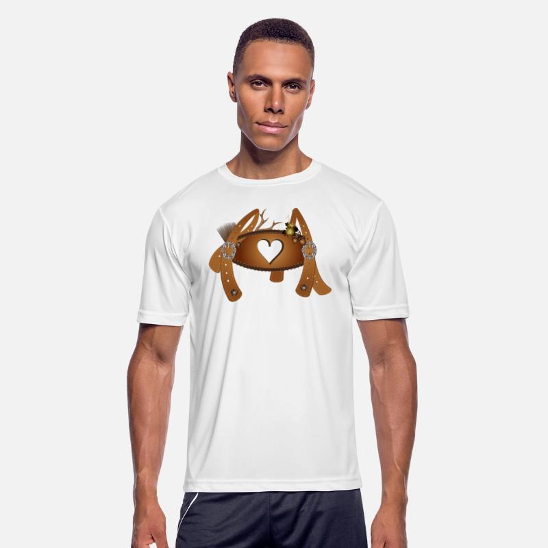 lederhosen illustration cross bar with heart