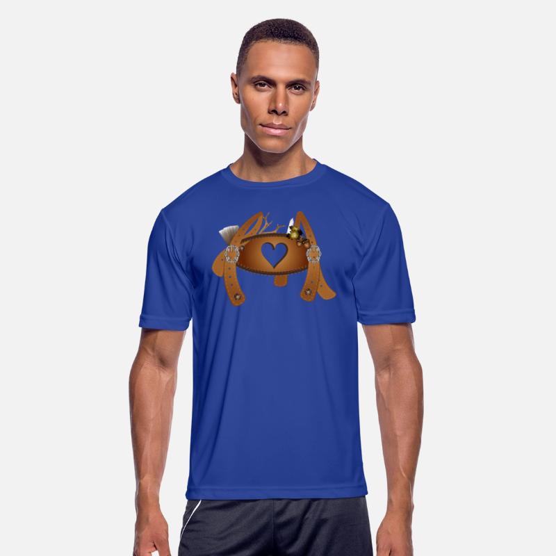 lederhosen illustration cross bar with heart