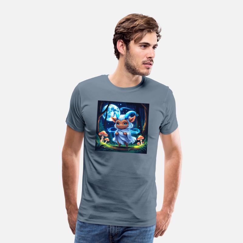 legendary animals The blue devil in the forest