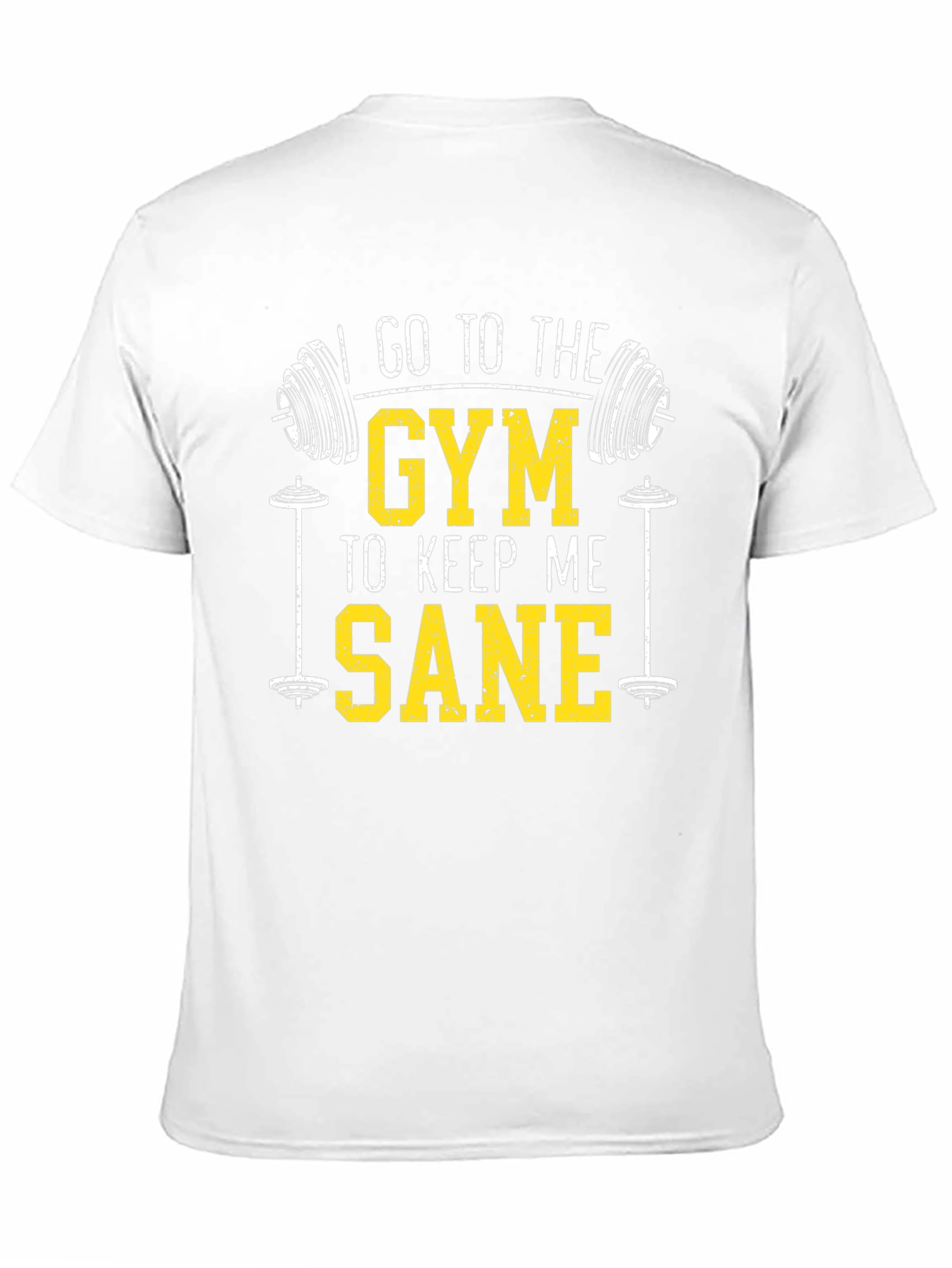 Gym Sane T-Shirt - Mens Fitness Tee
