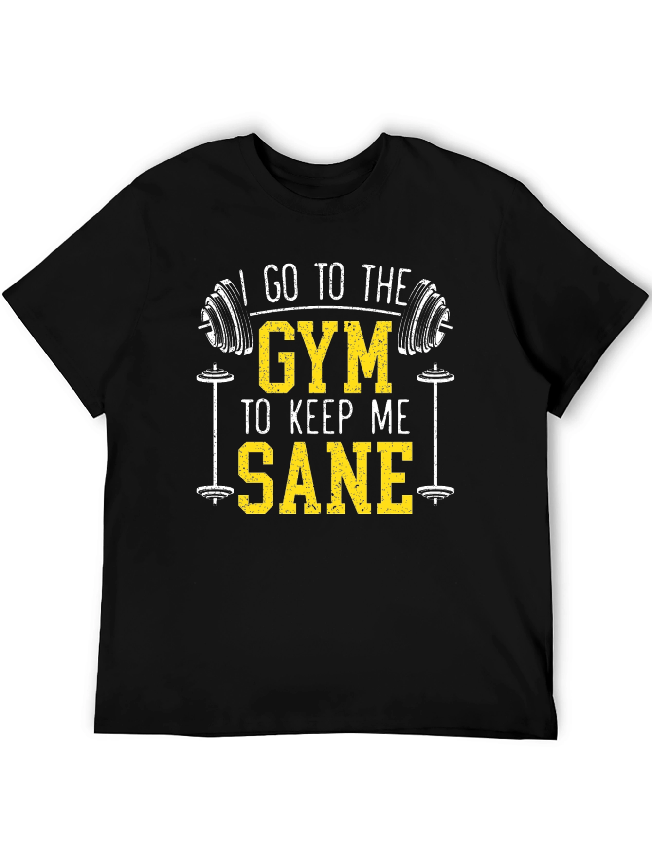 Gym Sane T-Shirt - Mens Fitness Tee