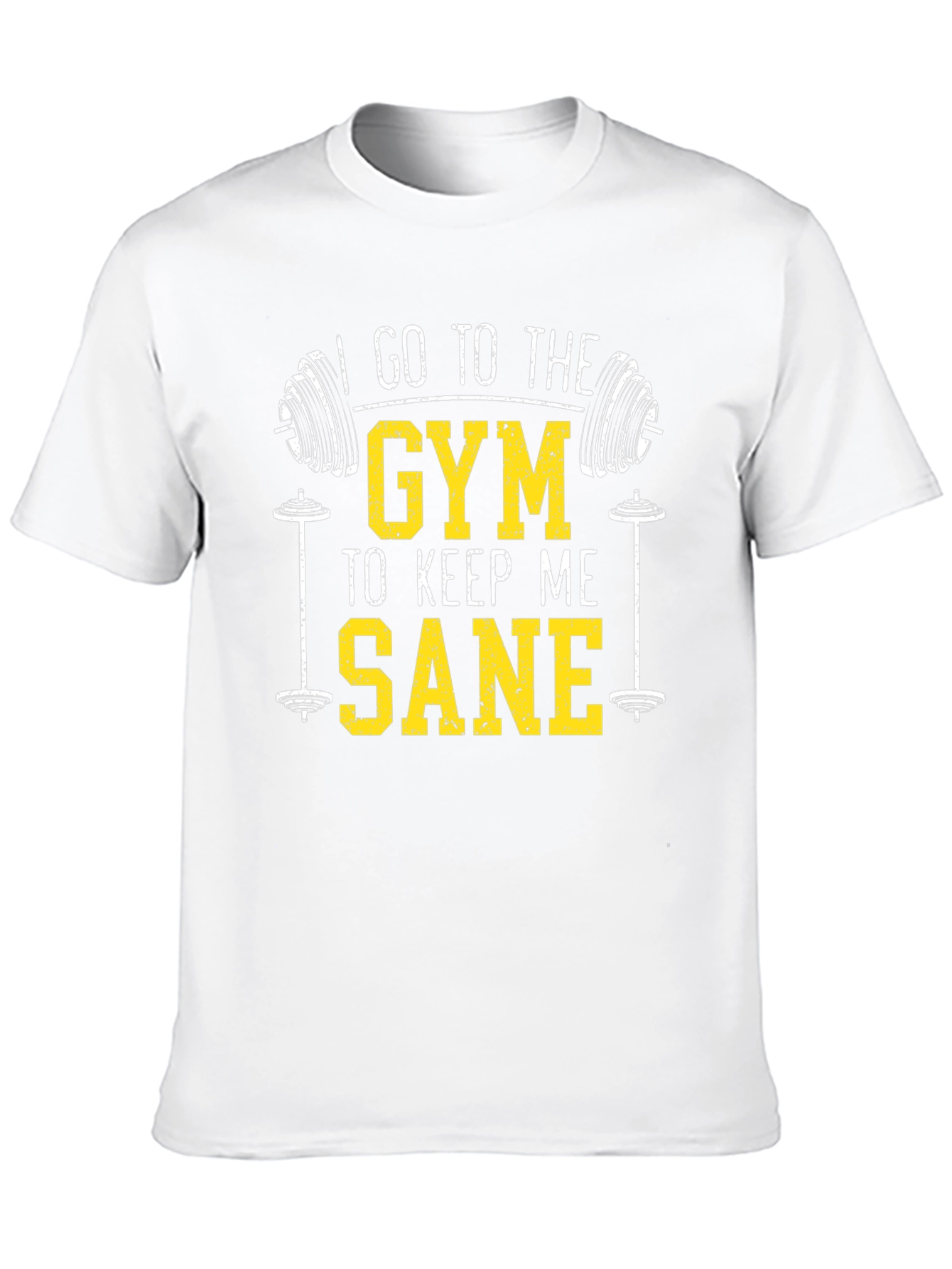 Gym Sane T-Shirt - Mens Fitness Tee