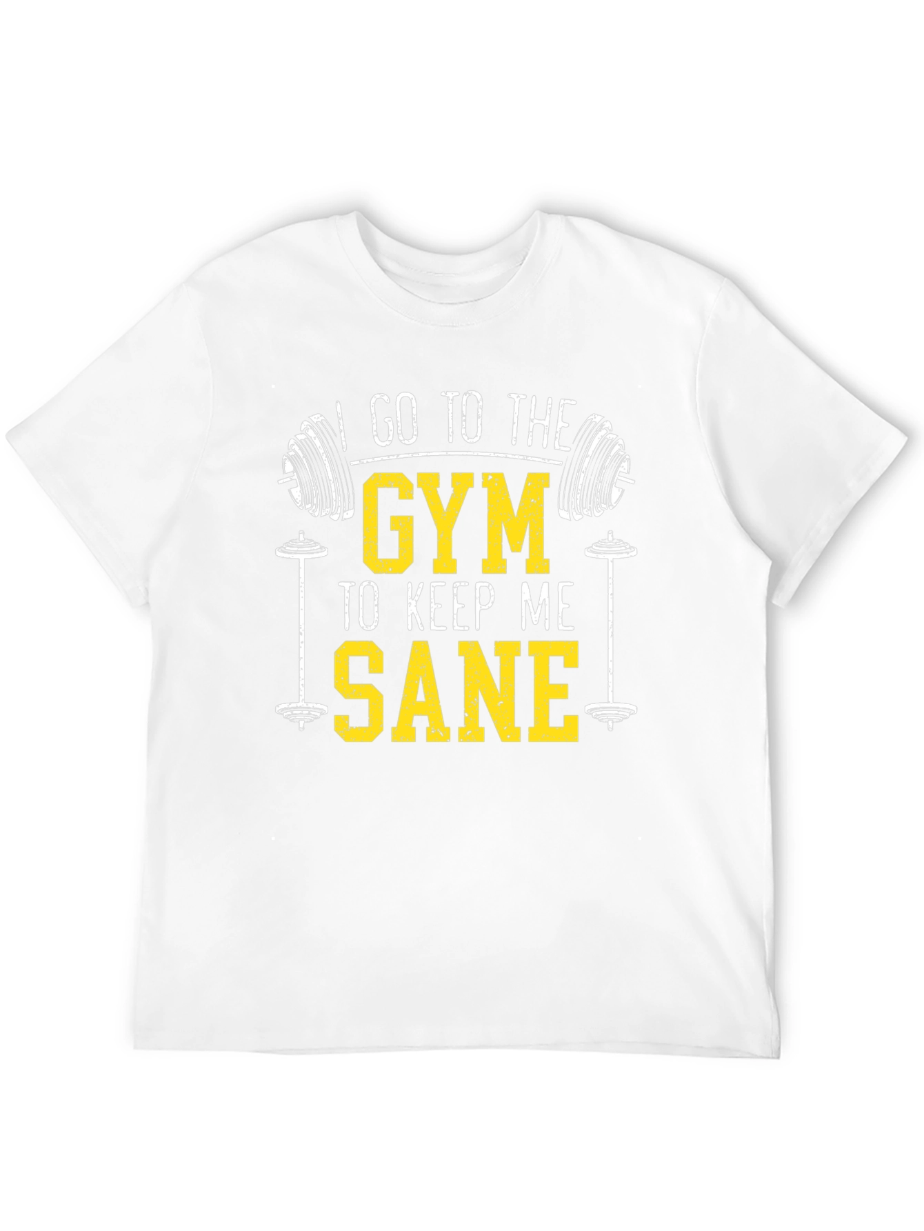 Gym Sane T-Shirt - Mens Fitness Tee