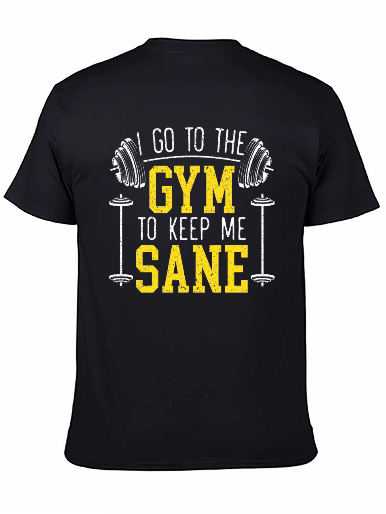 Gym Sane T-Shirt - Mens Fitness Tee