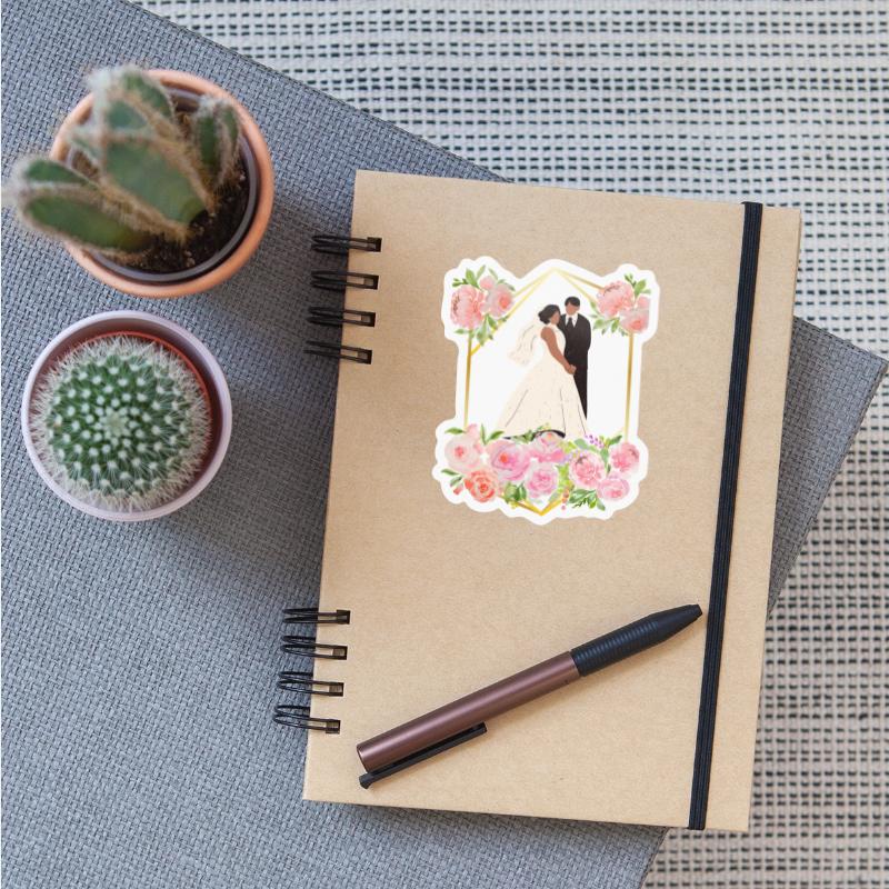 Let's Get Married - Newlywed, Bride & Groom Design