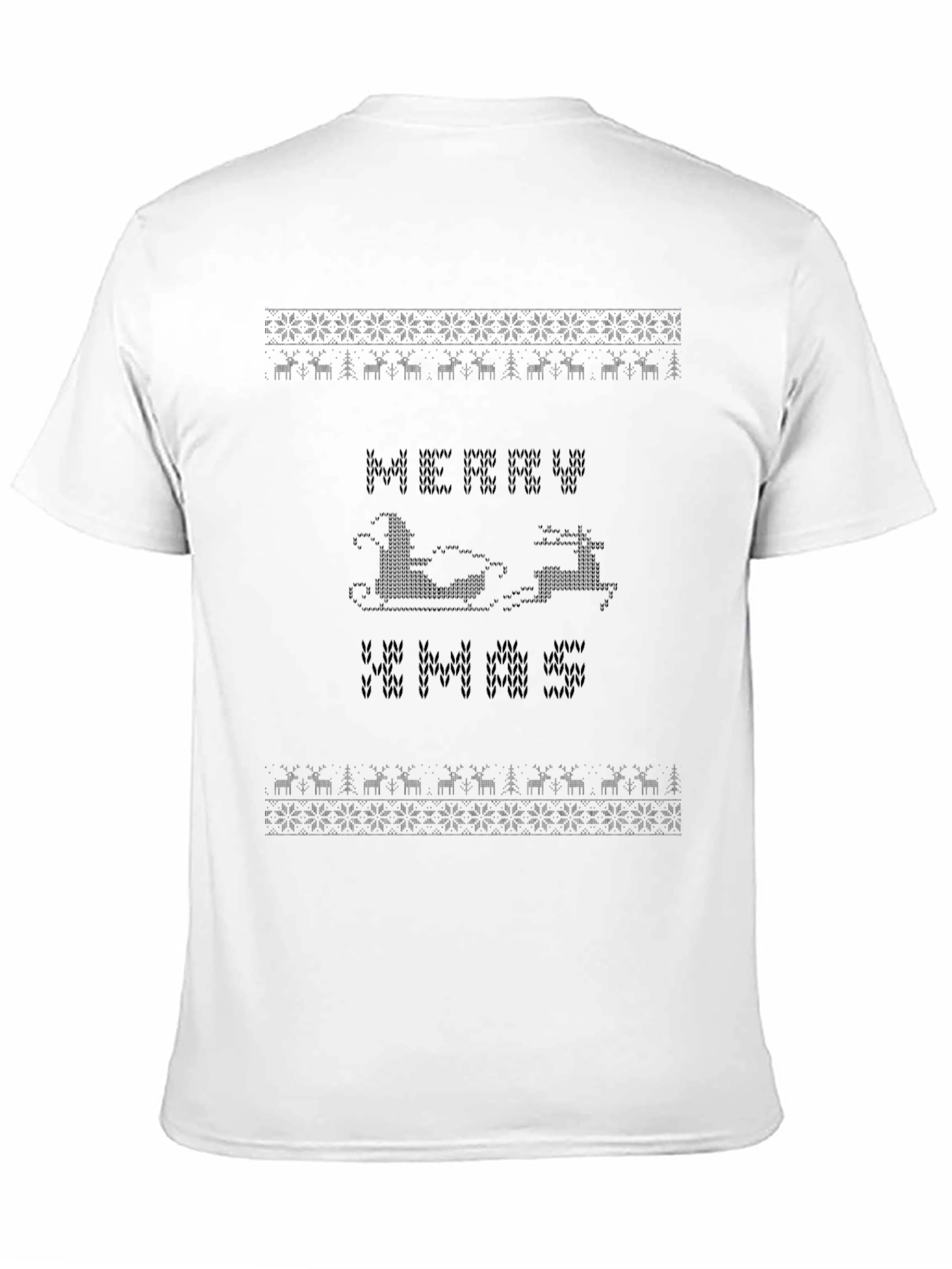 Merry Christmas T-Shirt: Holiday Knit Design