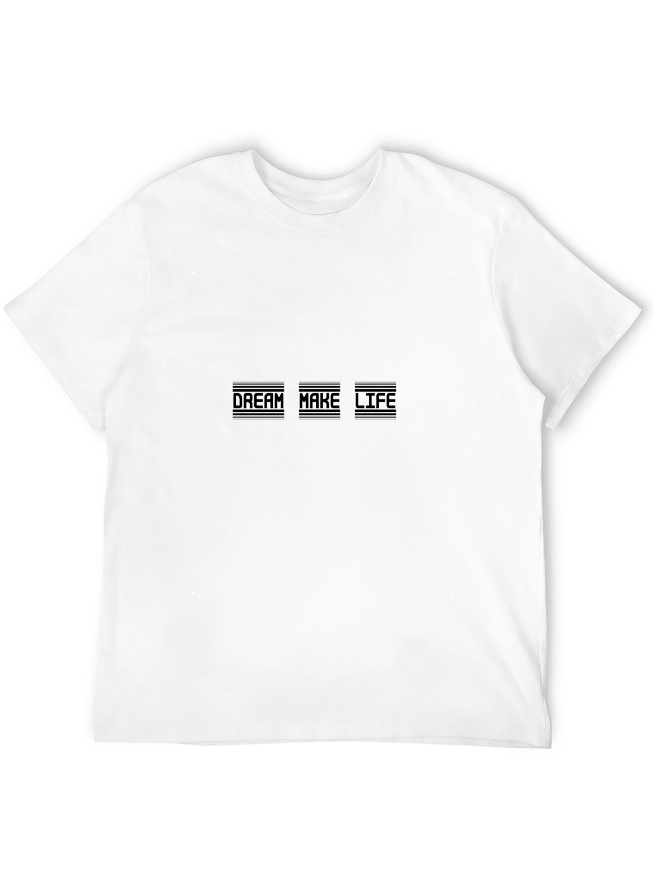 Dream Make Life T-Shirt - Black
