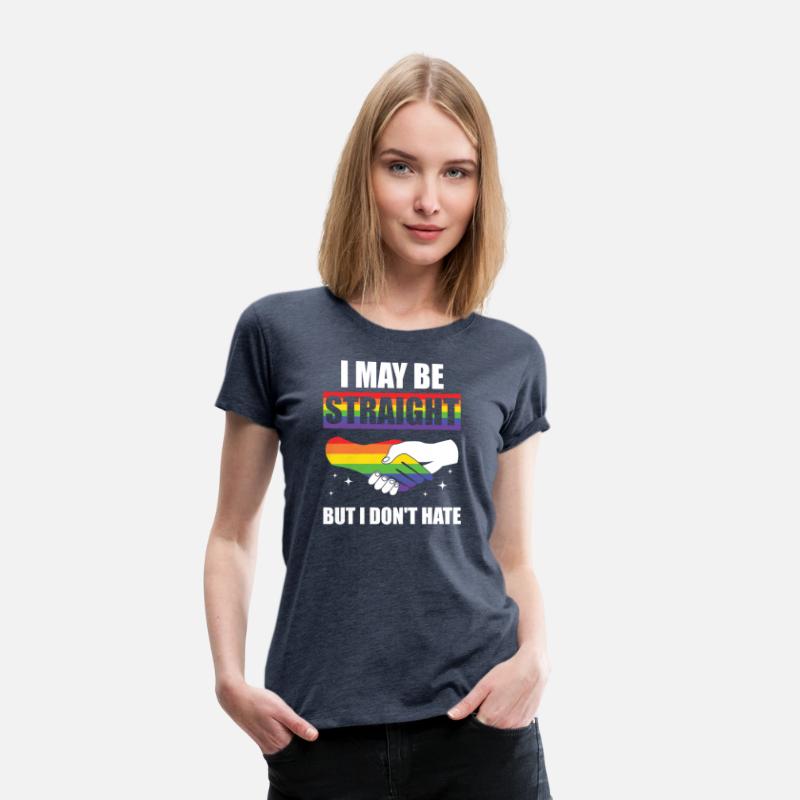 LGBT Funny Rainbow Slogan Not Straight I Don't