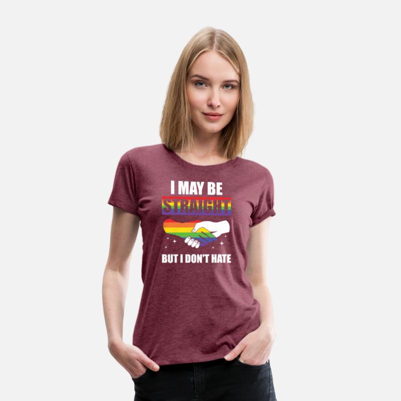LGBT Funny Rainbow Slogan Not Straight I Don't