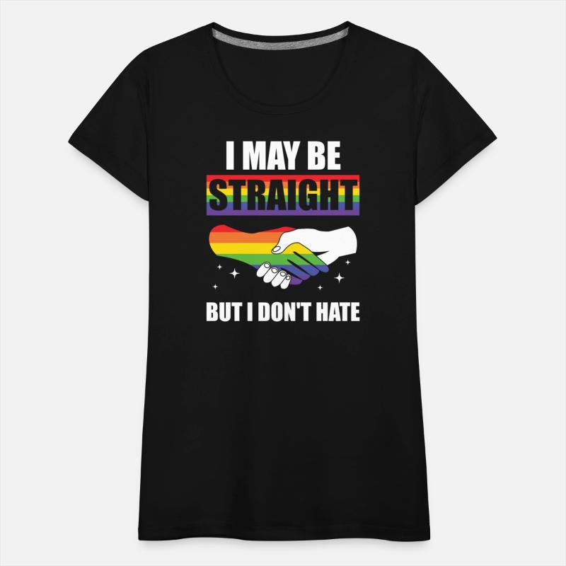 LGBT Funny Rainbow Slogan Not Straight I Don't