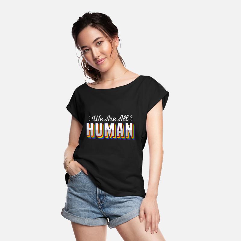 LGBT We Are All Human Equality Rainbow Gay Pride