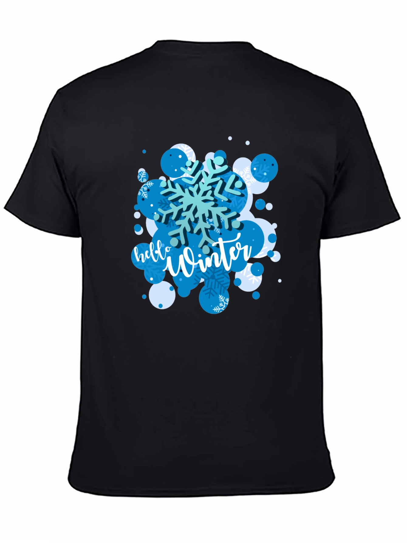 Winter Snowflake Graphic Tee - Stylish Holiday Shirt